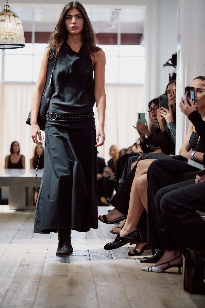 St. Agni Cotton Circle Hem Skirt