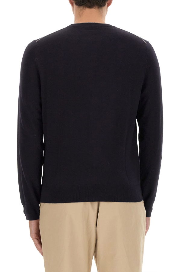 PAUL SMITH PS by Paul Smith Jersey With Logo Jersey - Blue