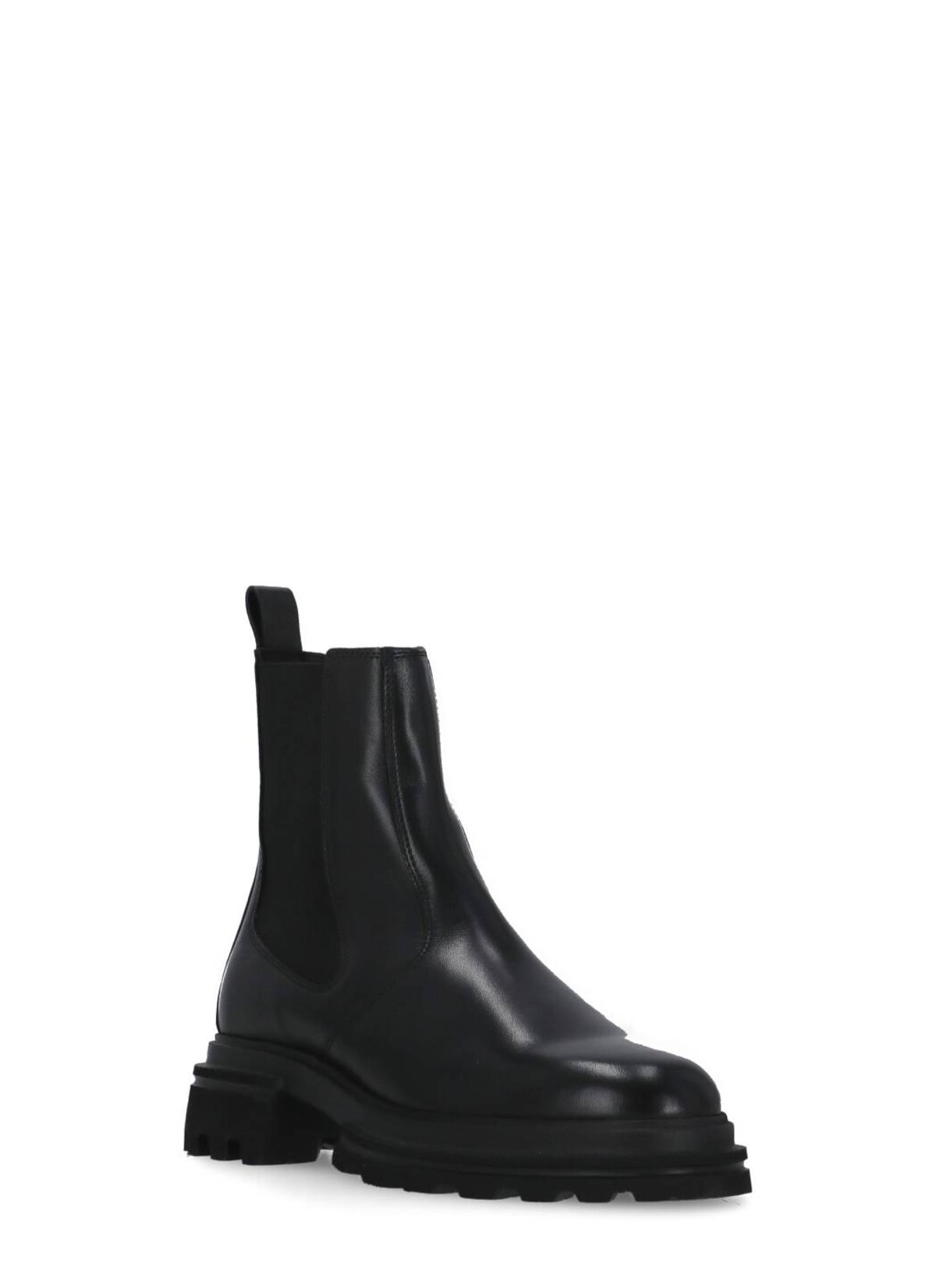 Hogan Round Toe Chelsea Ankle Boots - Black - Image 3 of 5