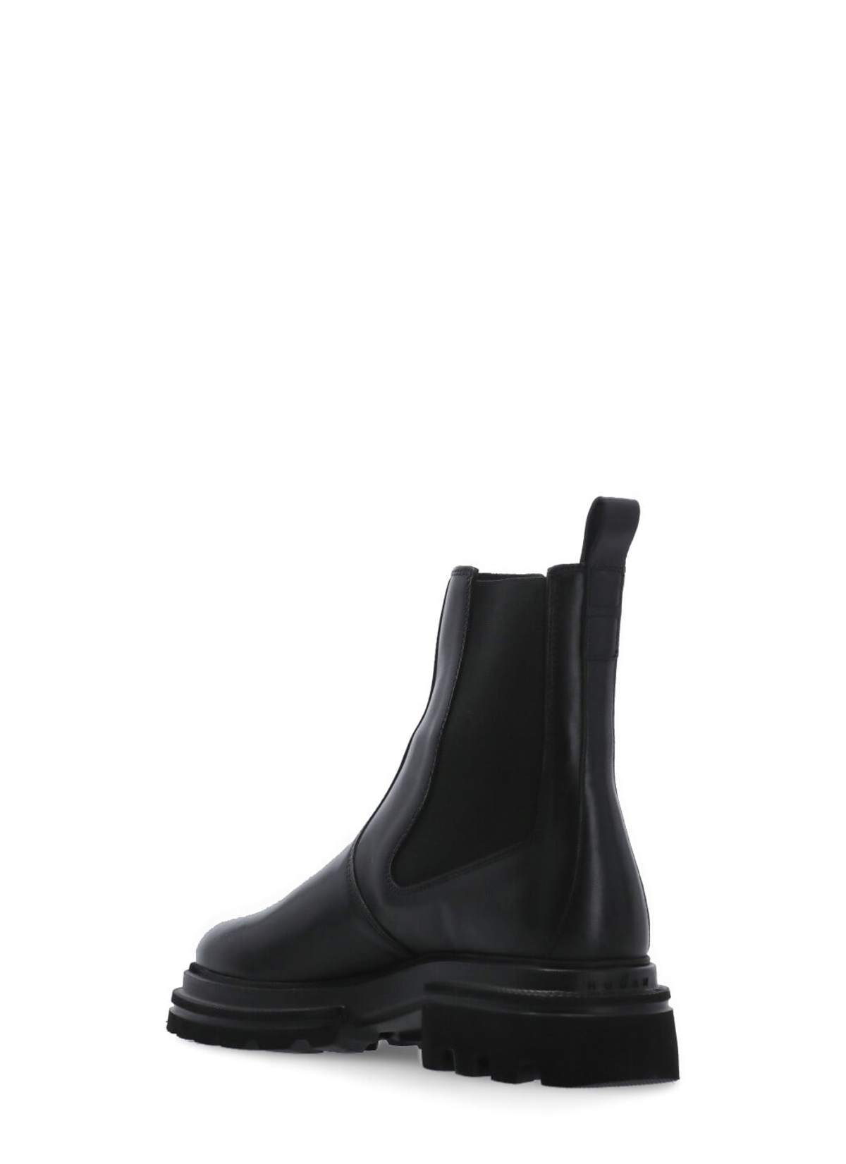 Hogan Round Toe Chelsea Ankle Boots - Black - Image 4 of 5