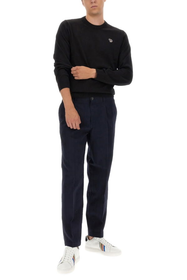 PAUL SMITH PS by Paul Smith Jersey With Logo Jersey - Black