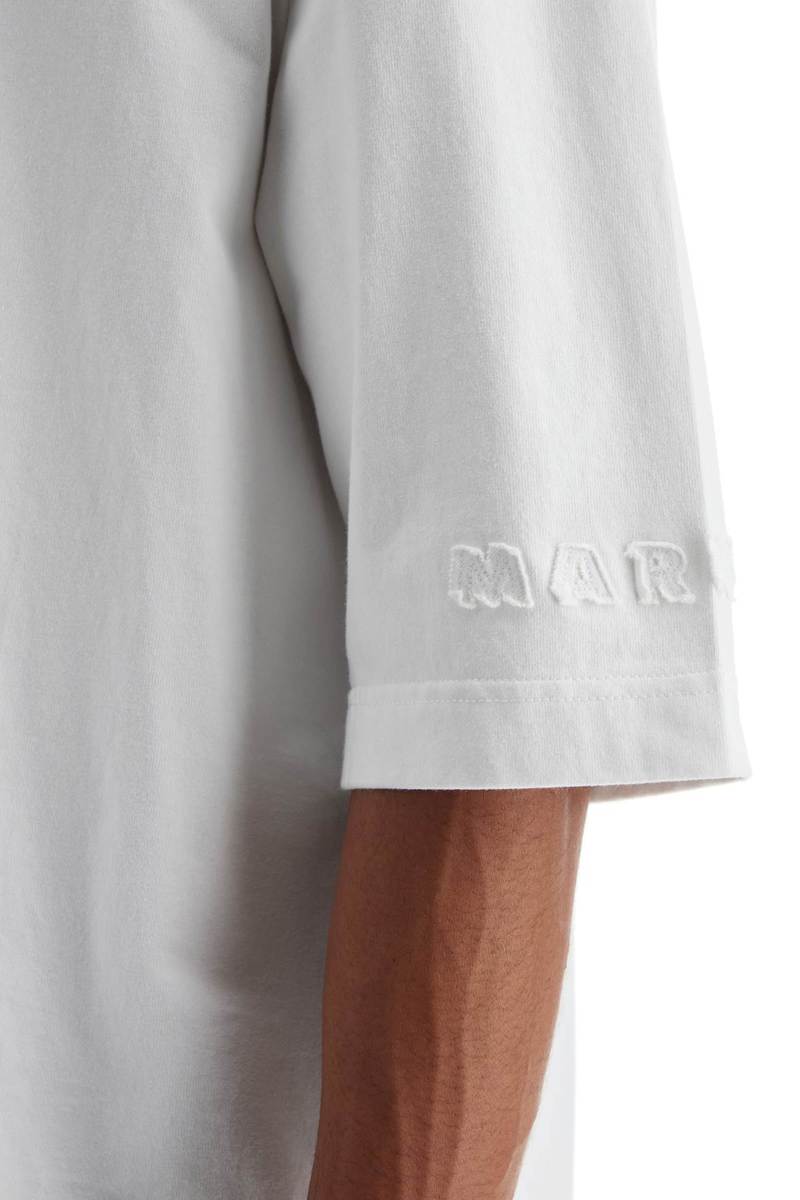 Marni Straight Hem Polo Shirt - White