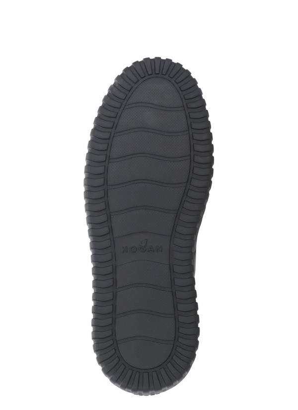 Hogan H-stripes Lace-up Sneakers - Black