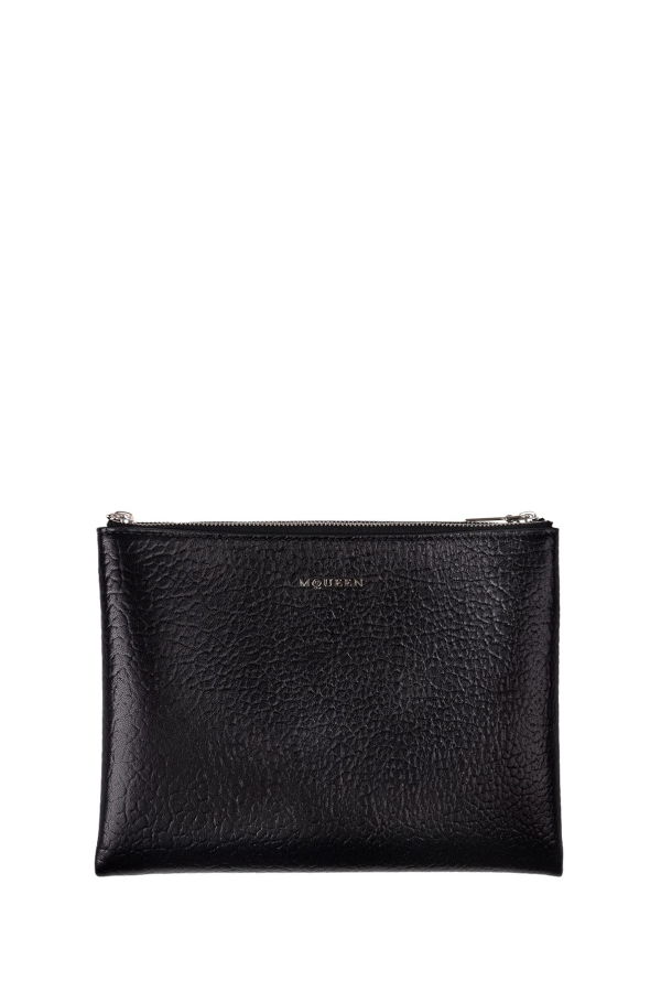 Alexander McQueen Leather Pouch - Black