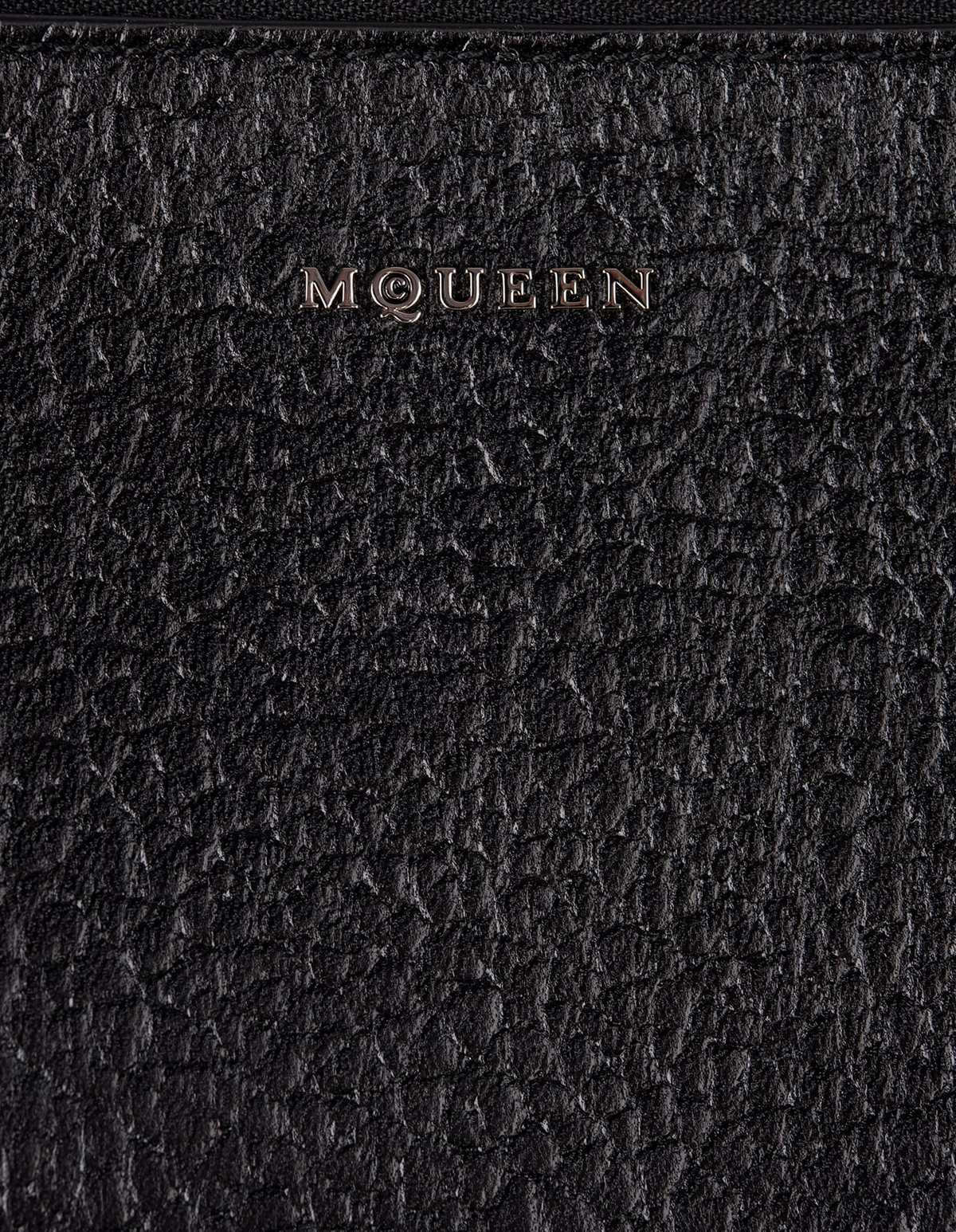 Alexander McQueen Leather Pouch - Black - Image 3 of 5