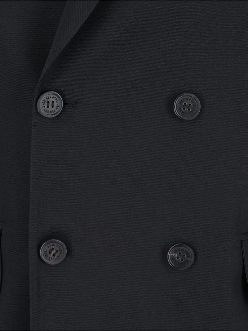 Golden Goose Double-breasted Blazer - Black