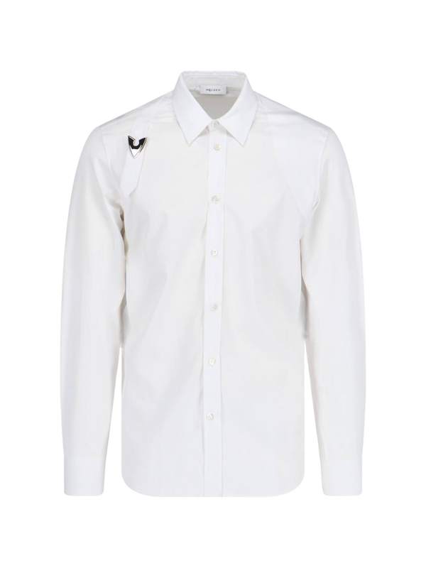 Alexander McQueen Shirt With Harness Arrow Shirt - Opticalwhite
