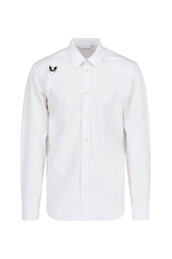 Alexander McQueen Shirt With Harness Arrow Shirt - Opticalwhite