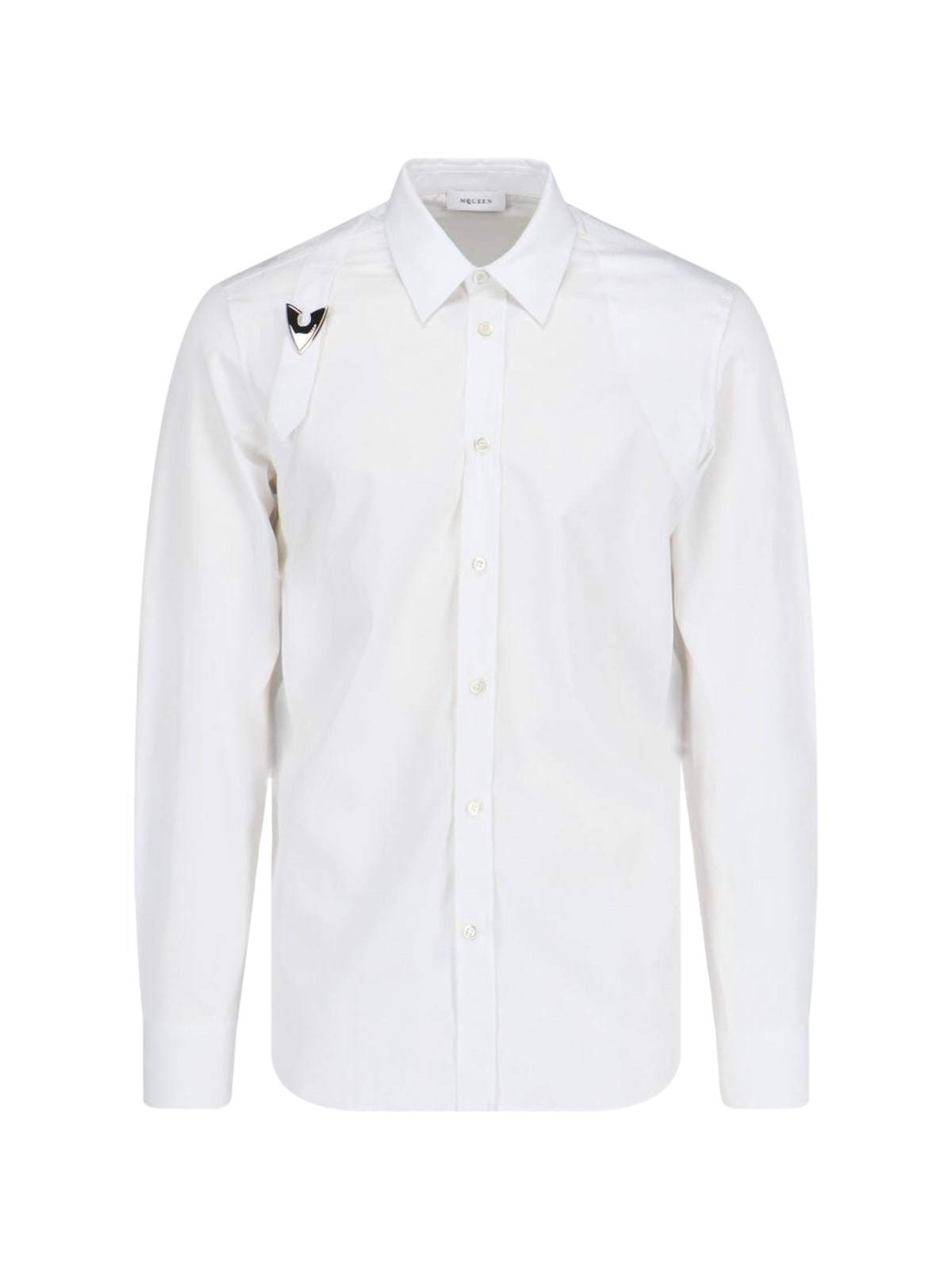 Alexander McQueen Shirt With Harness Arrow Shirt - Opticalwhite - Image 1 of 5