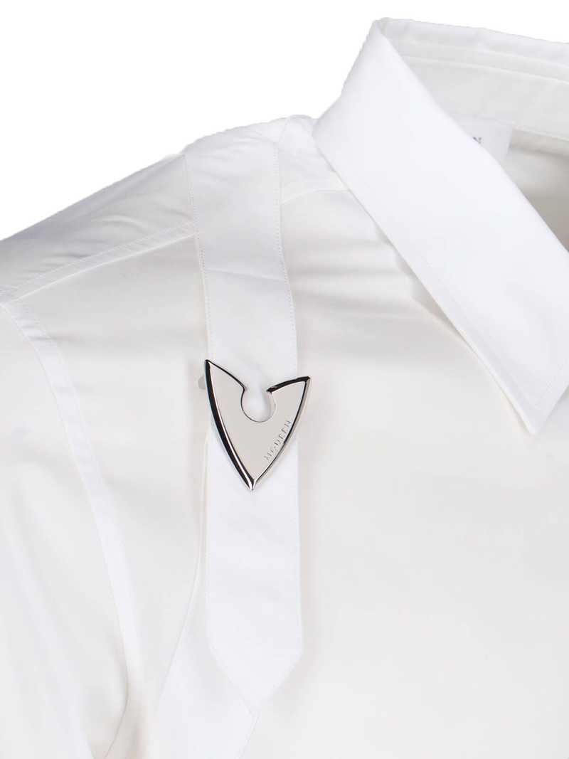 Alexander McQueen Shirt With Harness Arrow Shirt - Opticalwhite