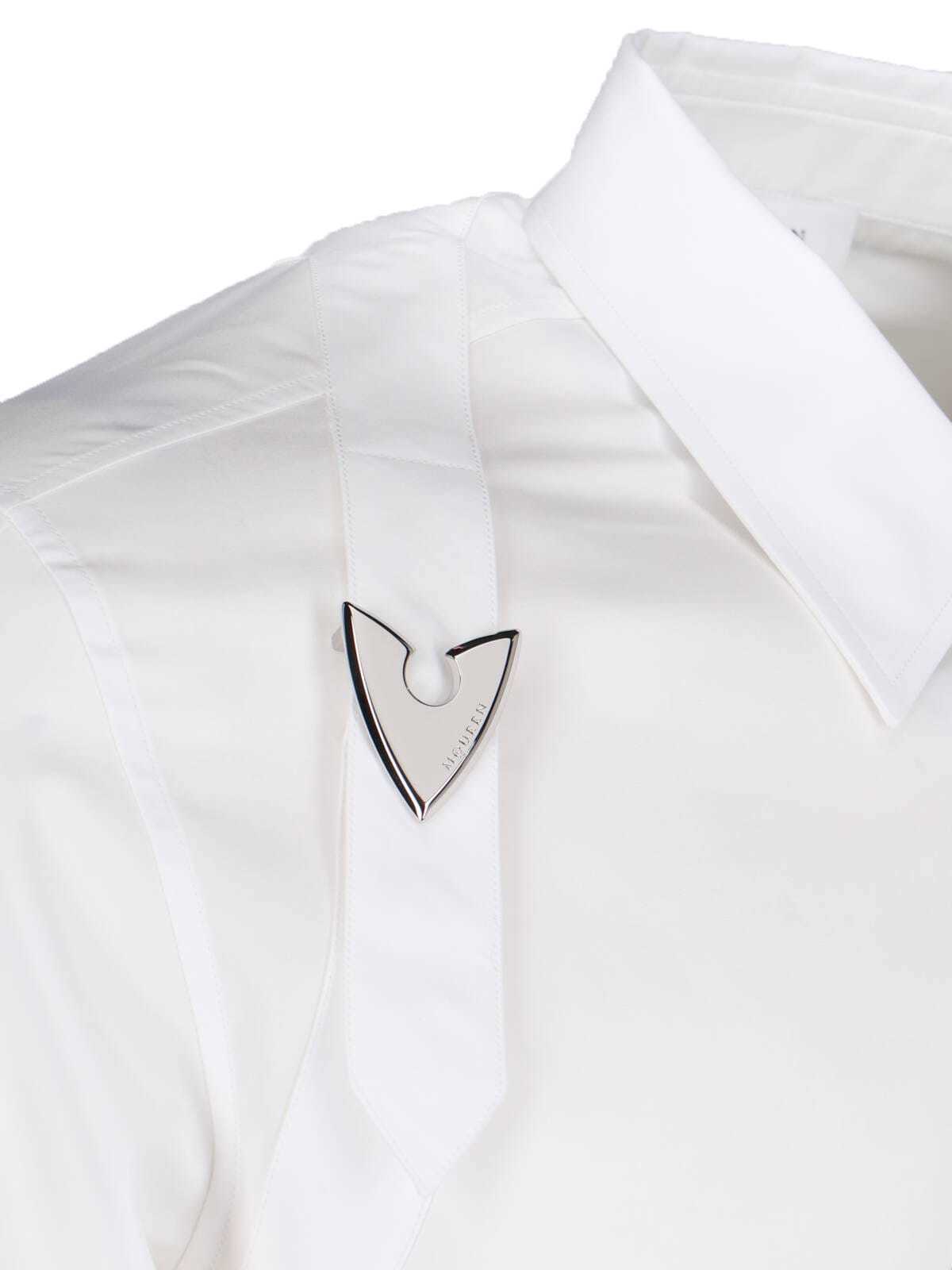 Alexander McQueen Shirt With Harness Arrow Shirt - Opticalwhite - Image 3 of 5