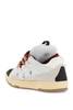 Lanvin Curb White Leather Blend Sneakers - WHITE (Pink) - Thumbnail 3