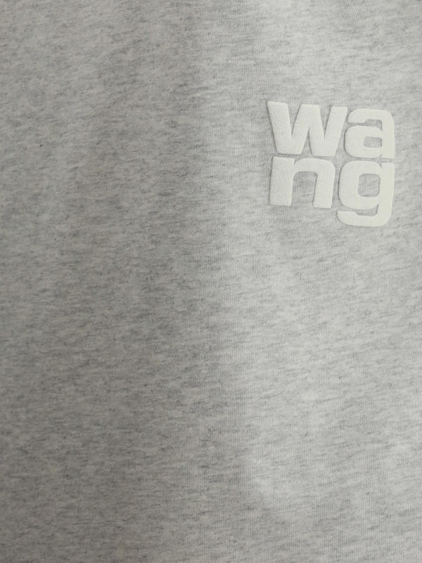 ALEXANDER WANG Essential T-shirt Tee - Light Heather Grey