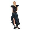 Collina Strada Florist Skirt - Navy Plaid - Thumbnail 1
