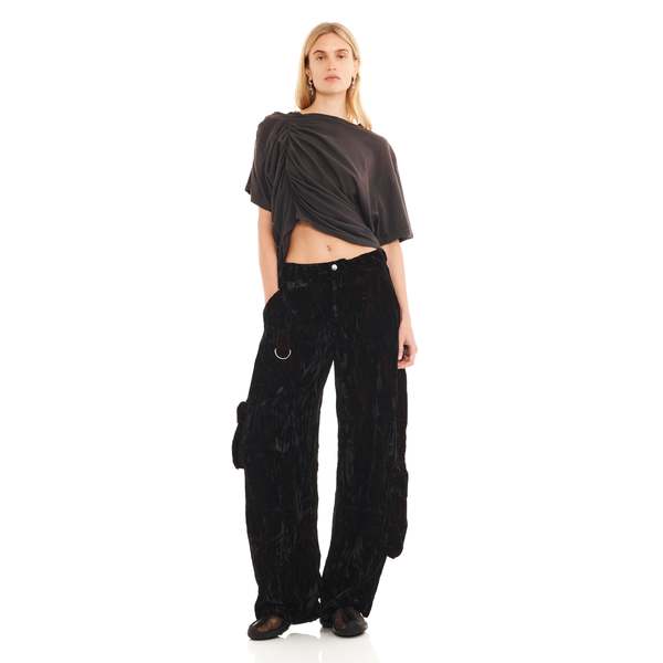 Collina Strada Lawn Cargo Pant - Black
