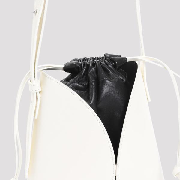 Jil Sander Ellipse Crossbody Bag - Eggshell