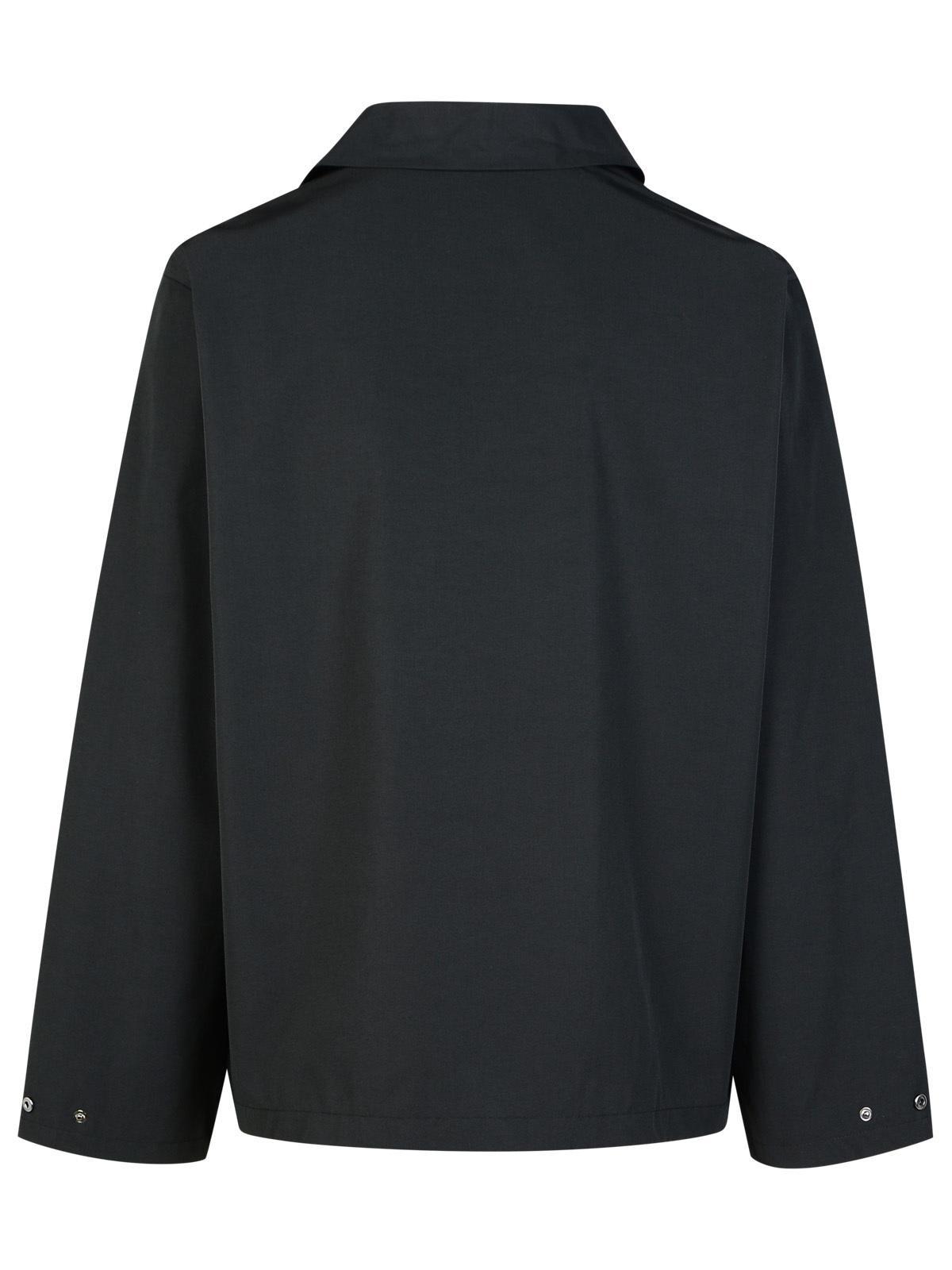 A.P.C. Regis Cotton Blend Overshirt - Black - Image 3 of 3