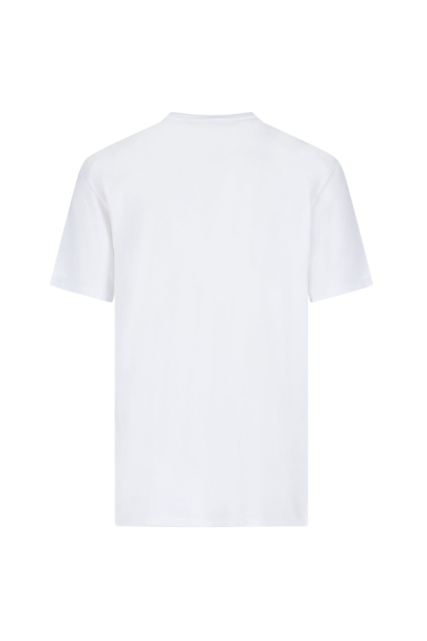Alexander McQueen Reflective Logo Printed T-shirt - White/Silver