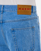 Marni Cotton Denim Trousers - Cobalt - Thumbnail 3