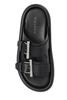 Alexander McQueen Leather Sandals - Black/silver - Thumbnail 4