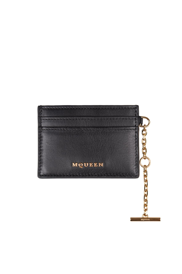 Alexander McQueen Sling Card Holder - Black