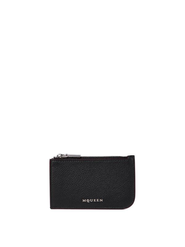 Alexander McQueen Sling Wallet - Black/Silver