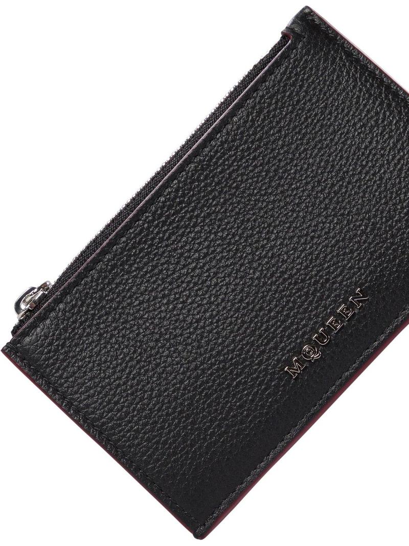Alexander McQueen Sling Wallet - Black/Silver