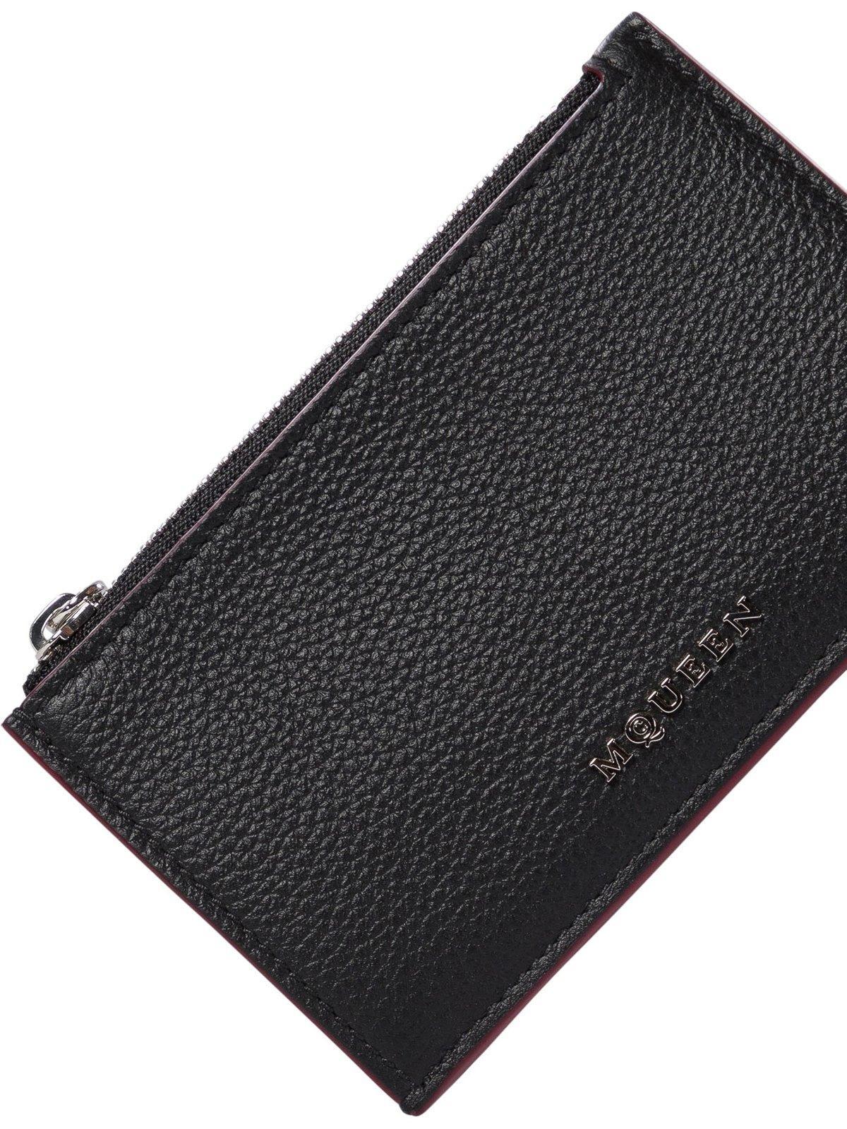 Alexander McQueen Sling Wallet - Black/Silver - Image 4 of 4