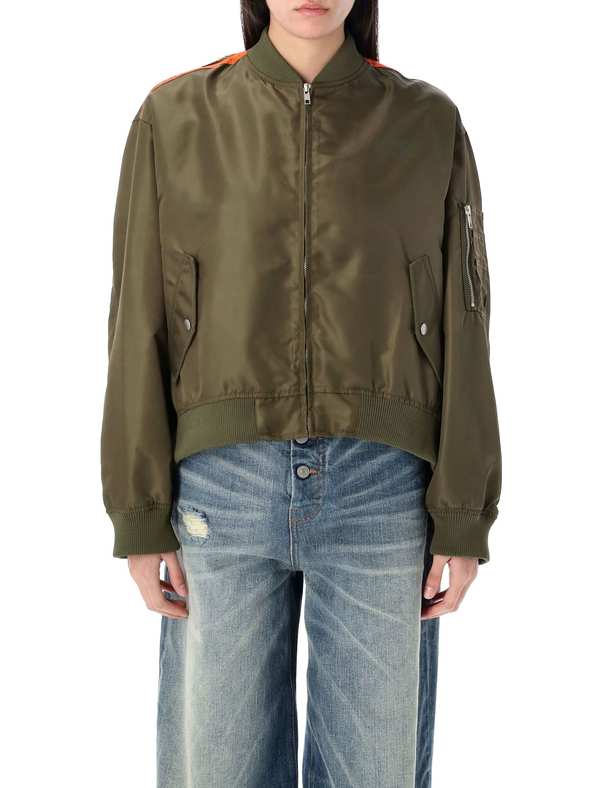 MM6 Maison Margiela Bomber Jacket - Military Orange