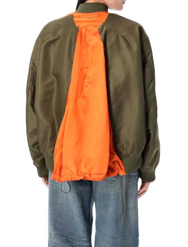 MM6 Maison Margiela Bomber Jacket - Military Orange