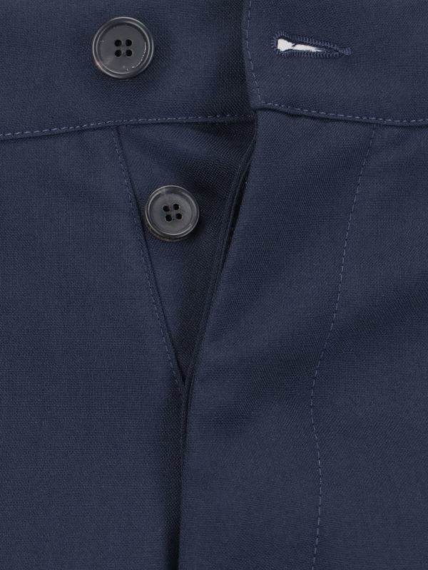 Marni Virgin Wool Cargo Pants - Blublack