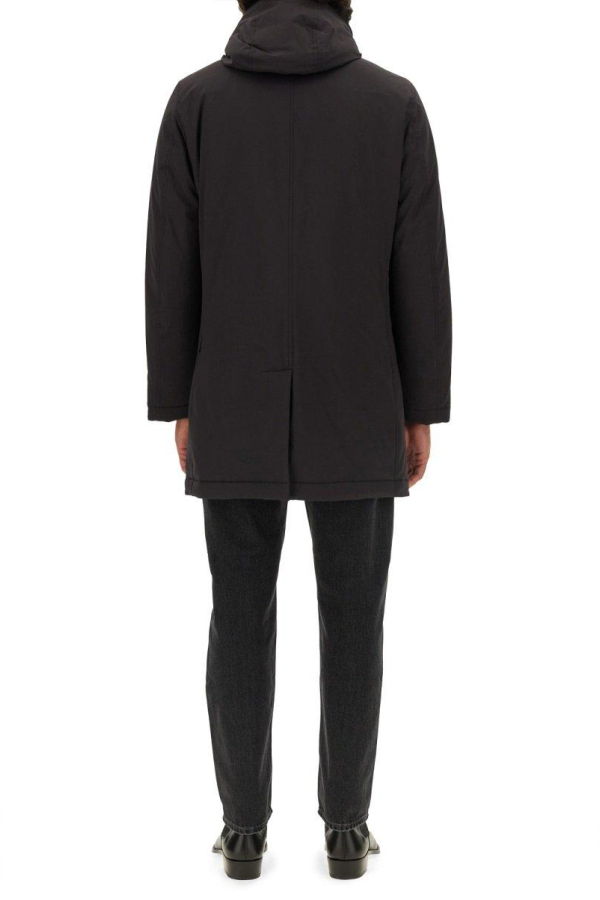 Woolrich Removable Hooded Jacket - Black