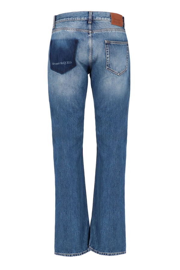 Alexander McQueen With Logo Jeans - Blue