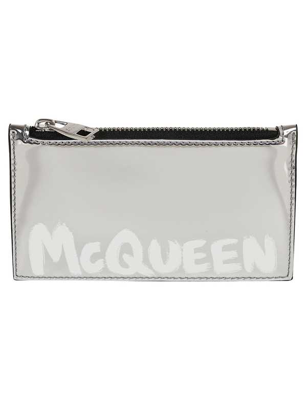Alexander McQueen Card Holder - Silver