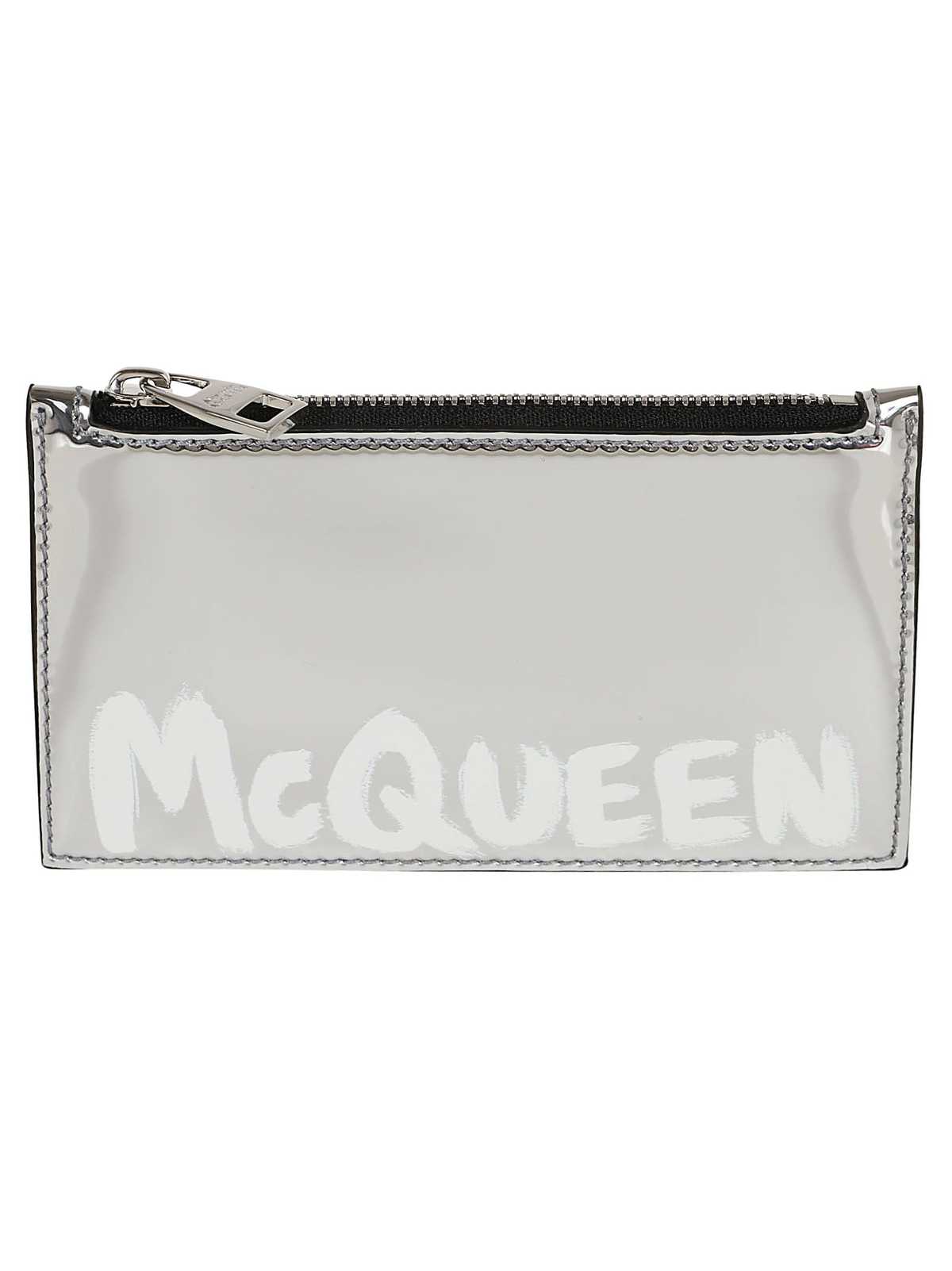Alexander McQueen Card Holder - Silver - Image 1 of 3