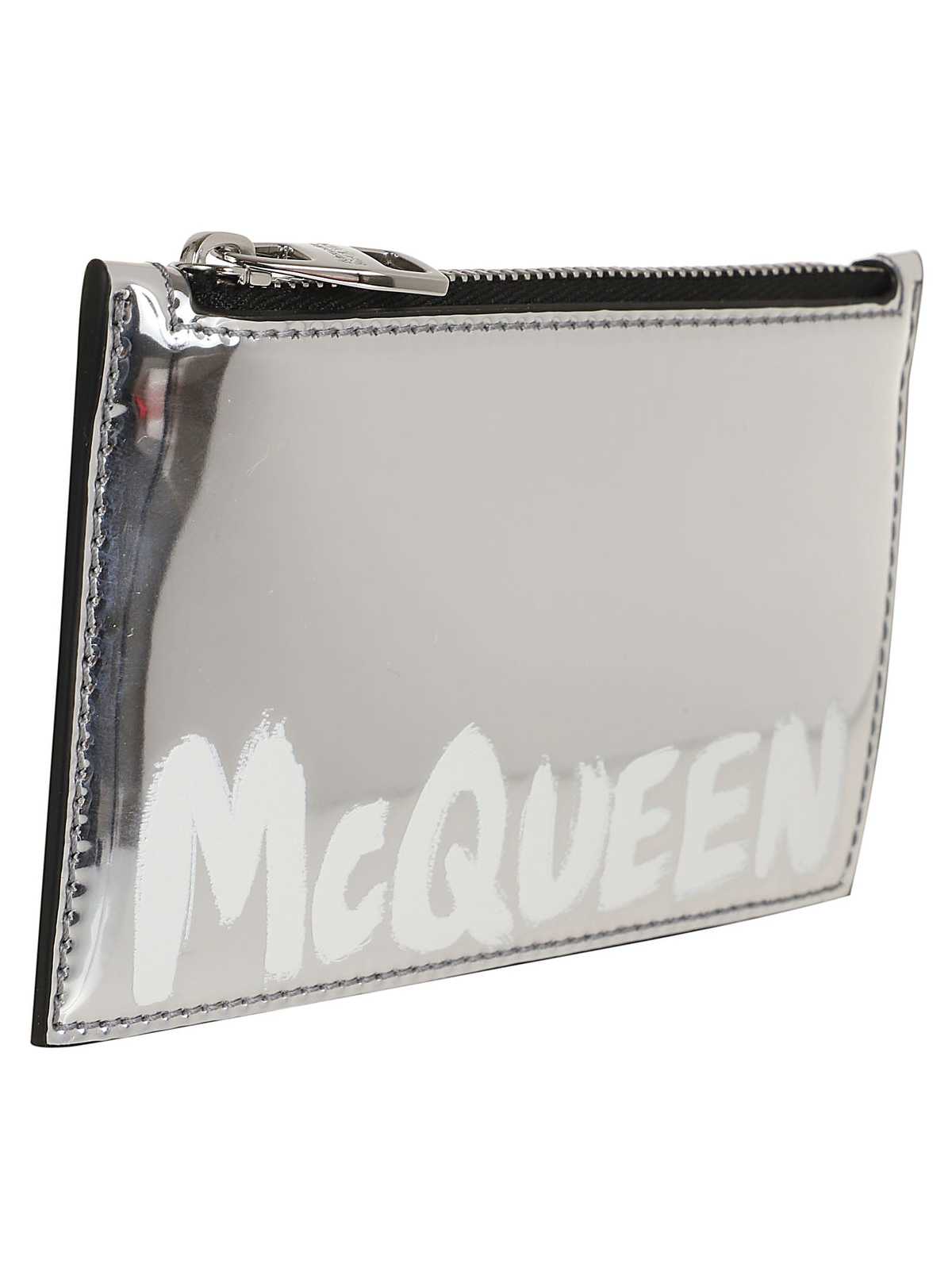 Alexander McQueen Card Holder - Silver - Image 3 of 3