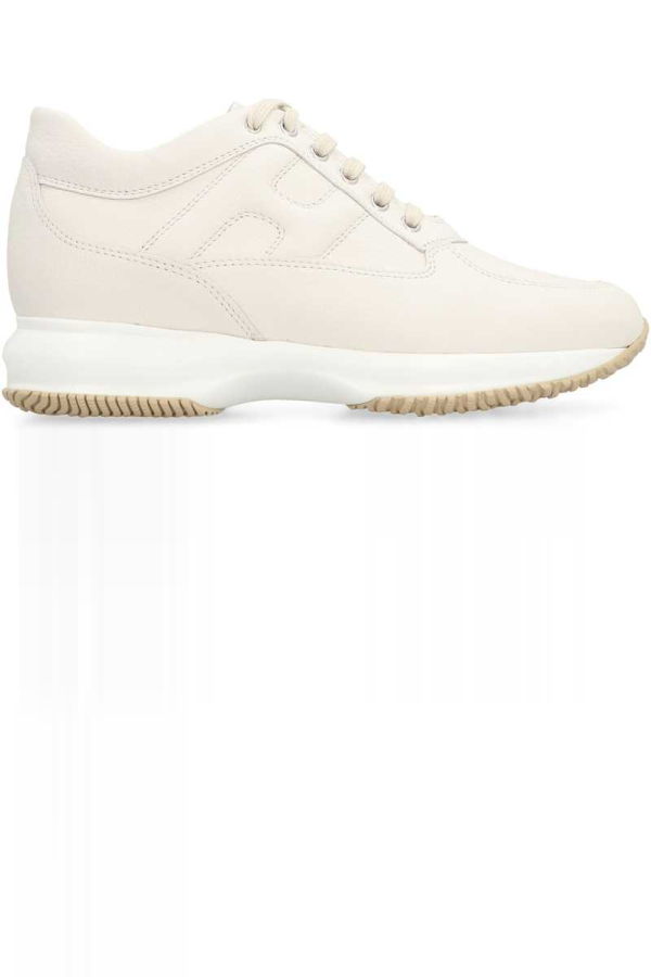 Hogan Interactive Leather Sneakers - White