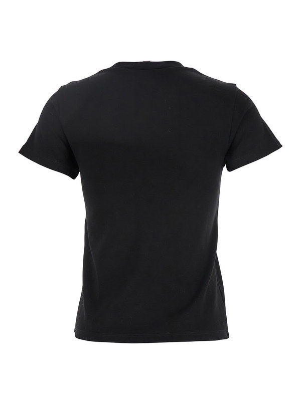 Alexander McQueen Crewneck T-shirt With Skull Embroidery - Black