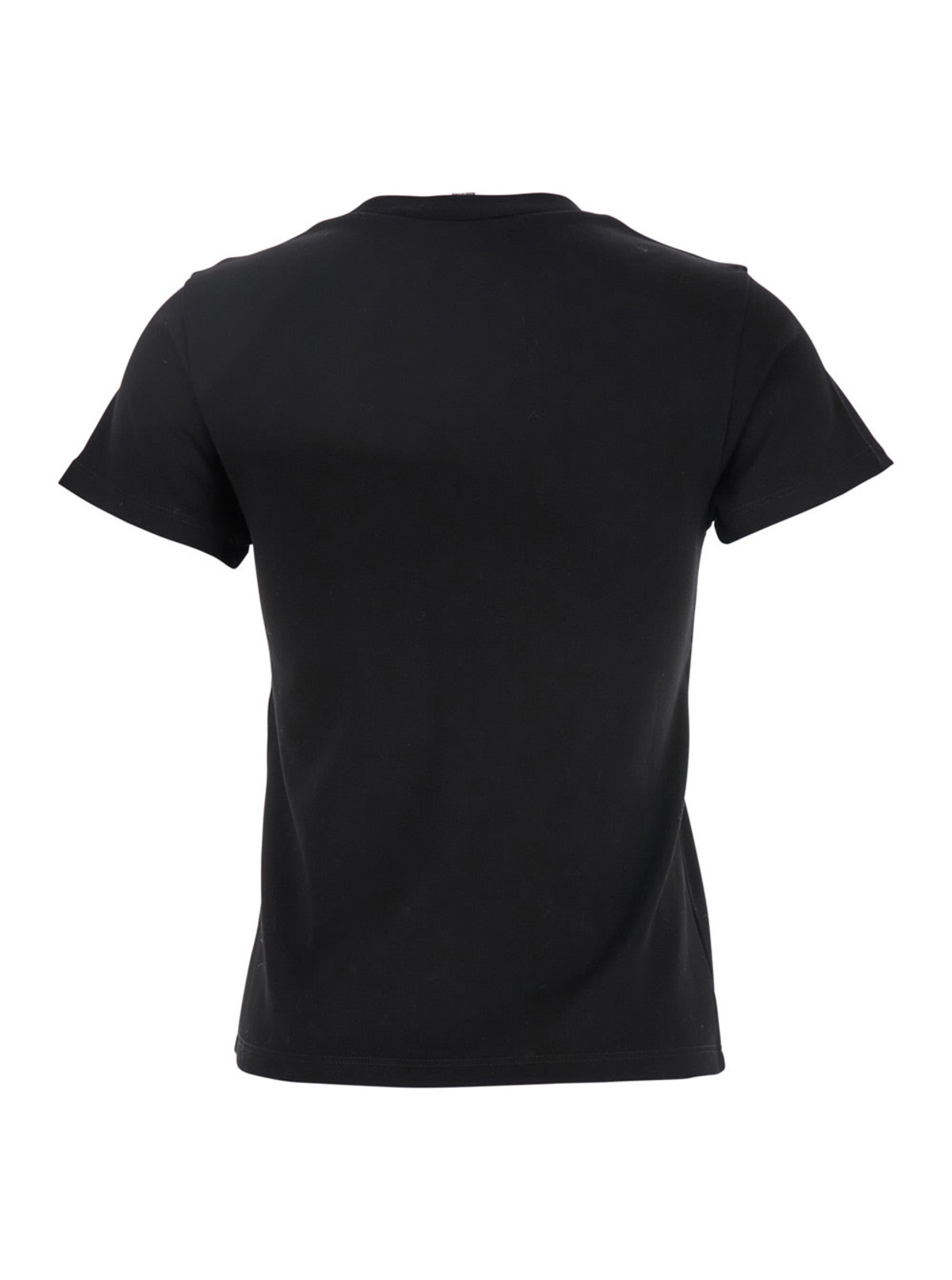 Alexander McQueen Crewneck T-shirt With Skull Embroidery - Black - Image 2 of 3