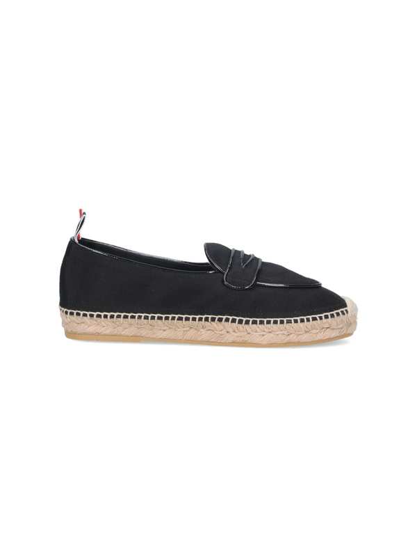 Thom Browne Penny Loafer Espadrilles - Black