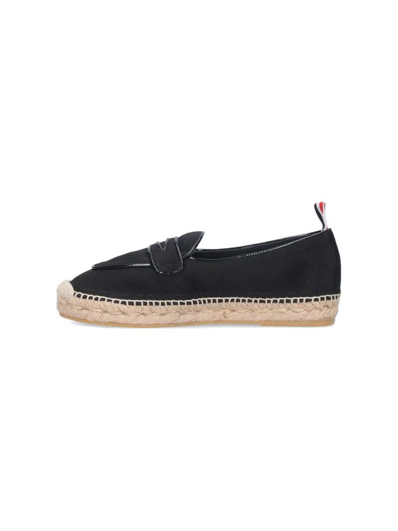 Thom Browne Penny Loafer Espadrilles - Black