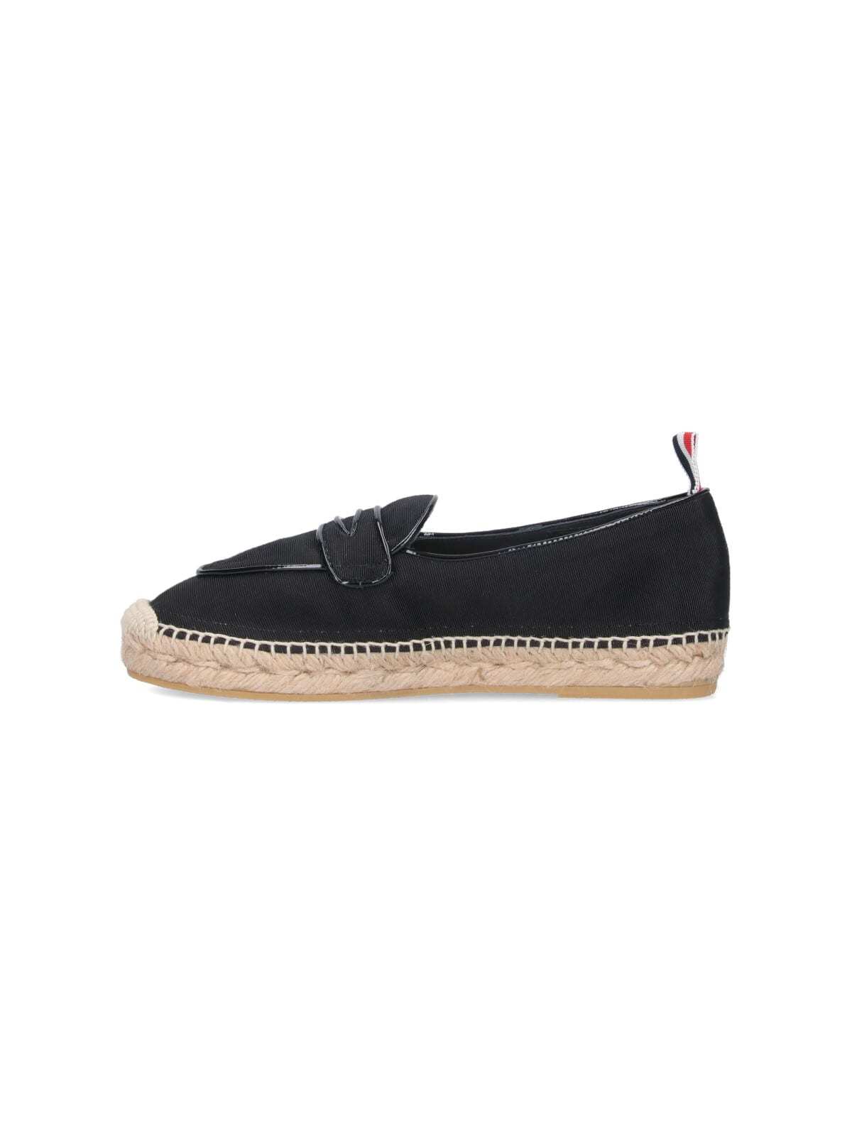 Thom Browne Penny Loafer Espadrilles - Black - Image 3 of 5