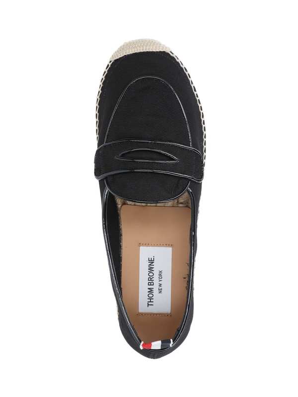 Thom Browne Penny Loafer Espadrilles - Black