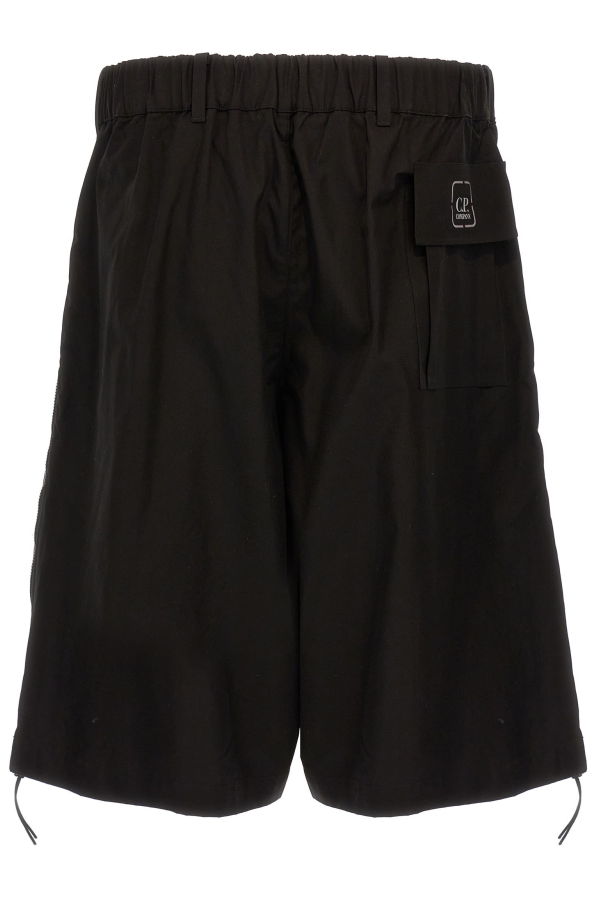 C.P. Company Cargo Hyst Bermuda Shorts - Black
