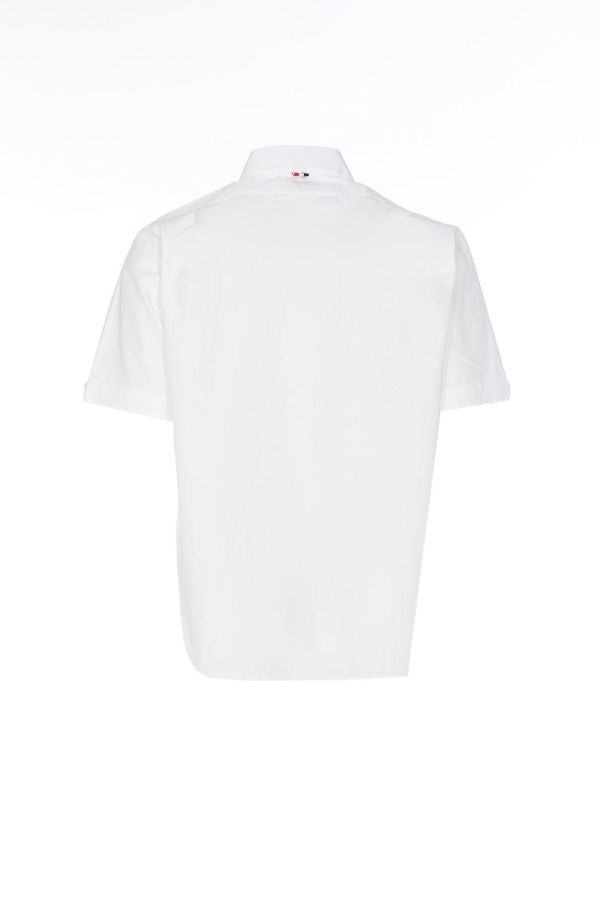 Thom Browne Poplin Round Hem Shirt - White