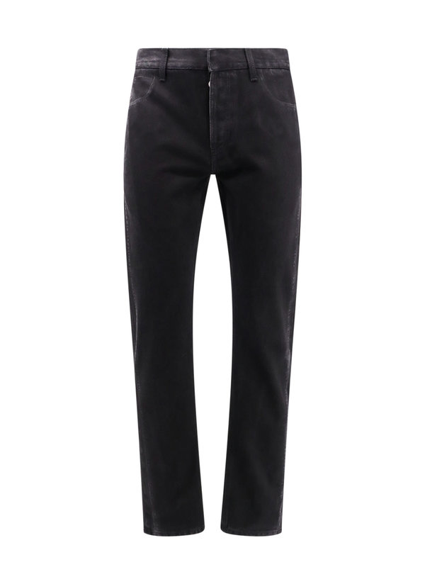 Alexander McQueen With Straight Leg In Denim Jeans - Black