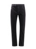 Alexander McQueen With Straight Leg In Denim Jeans - Black - Thumbnail 1
