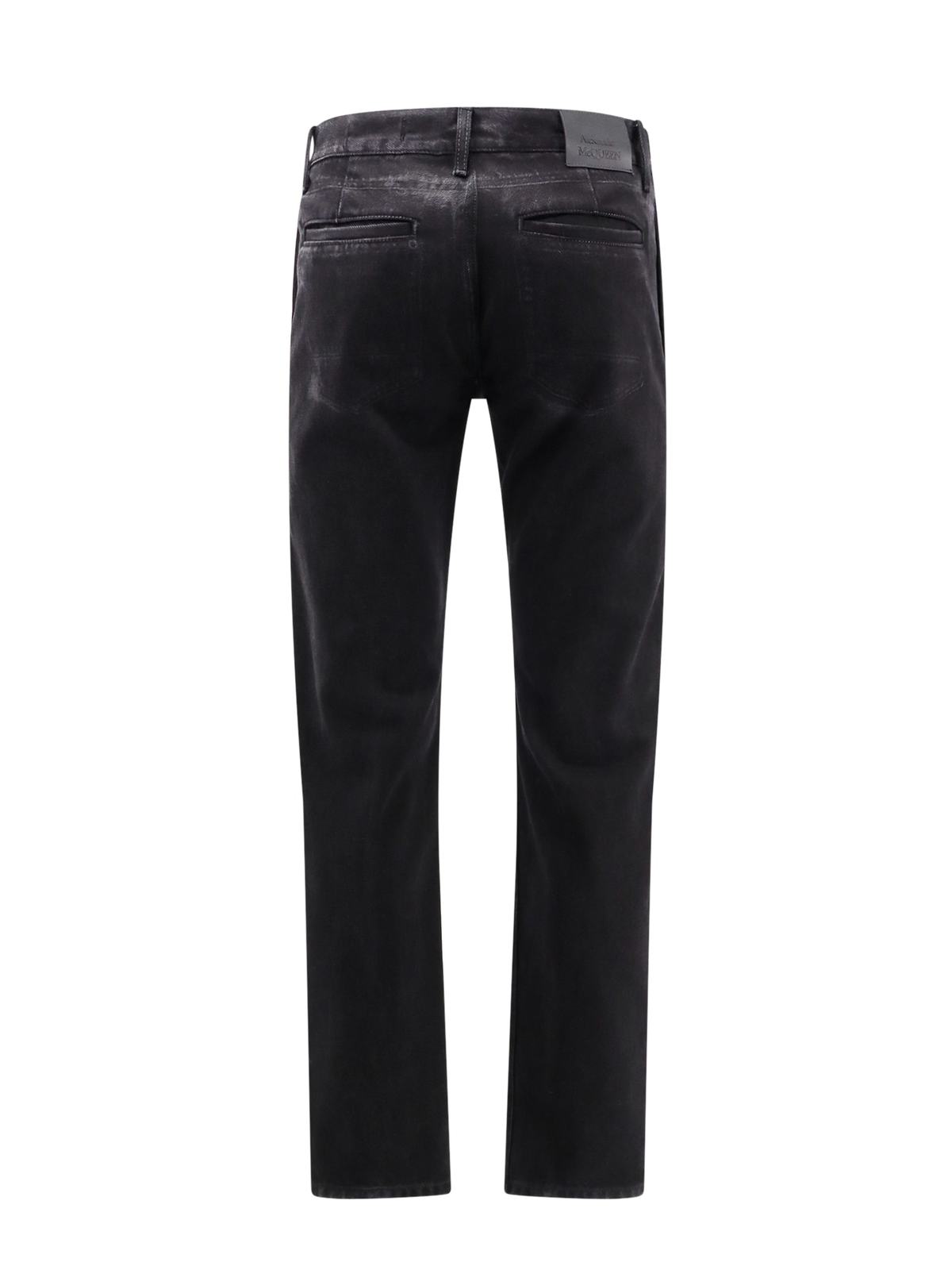 Alexander McQueen With Straight Leg In Denim Jeans - Black - Image 2 of 3