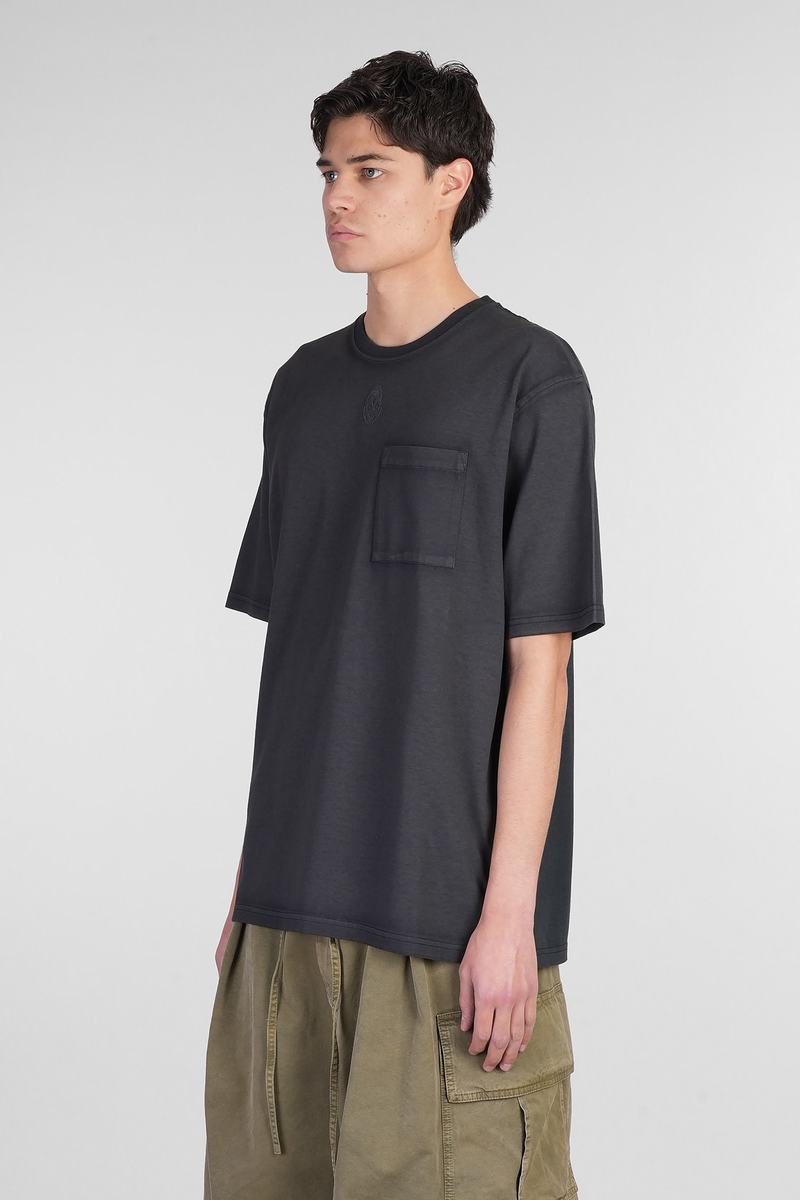 Alexander McQueen Skull Embroidered Crewneck T-shirt - Black