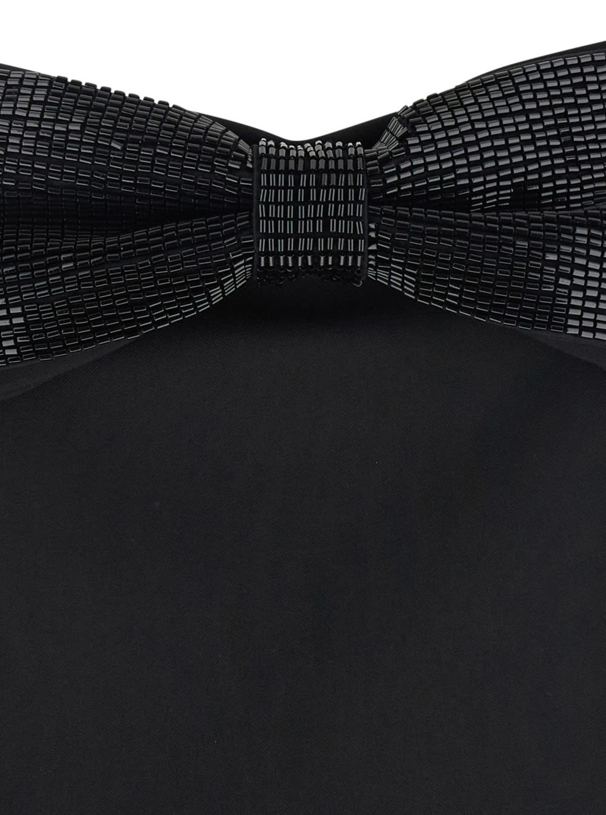 Self-Portrait Bow Bandeau Top - Black - Image 3 of 3